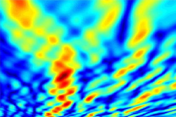 Wellenoptische, elektromagnetische Nahfeldsimulation mit Speckles